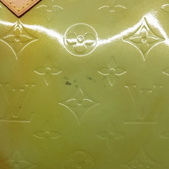 LOUIS VUITTON Monogram Vernis Houston Hand Bag Baby Blue - Picture 7 of 15